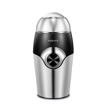 Кавомолка електрична Sokany SK-3024 150 Вт 50г нержавійка 277 фото